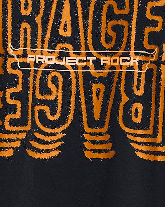 Men's Project Rock Rage Graphic Short Sleeve, Black, pdpMainDesktop image number 1