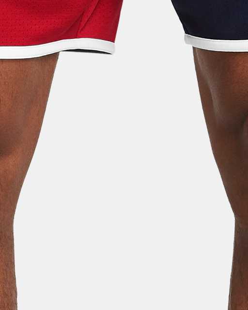 Men's Project Rock Red, White & Blue Train Shorts