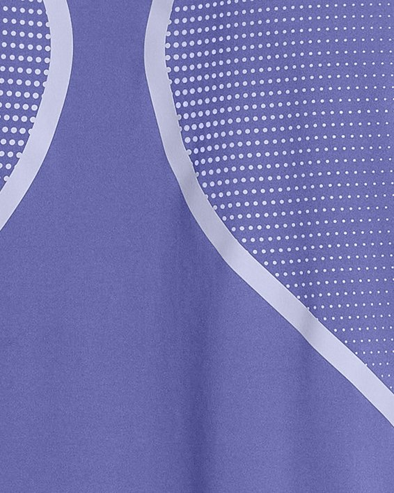 Haut à manches courtes HeatGear® Fitted Graphic pour homme, Purple, pdpMainDesktop image number 1