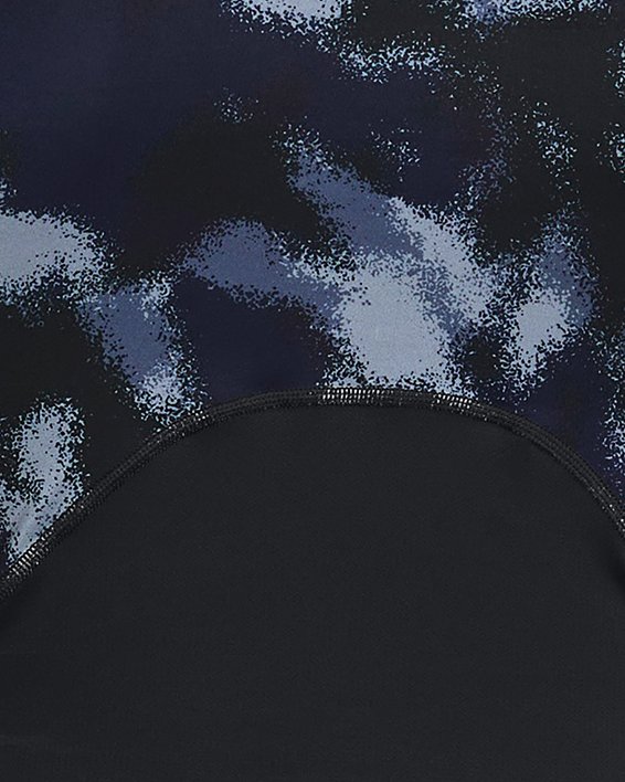 Men's HeatGear® Printed Short Sleeve, Blue, pdpMainDesktop image number 1