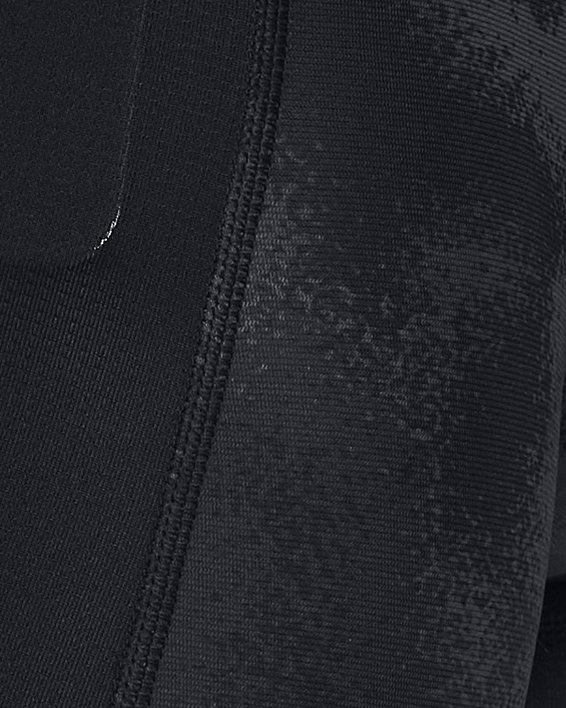 Men's HeatGear® Printed Leggings in Black image number 3
