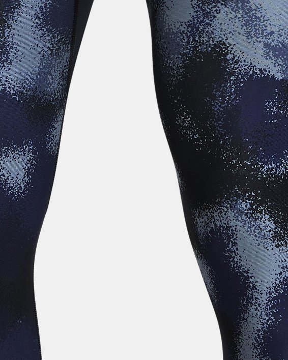 Men's HeatGear® Printed Leggings, Blue, pdpMainDesktop image number 0