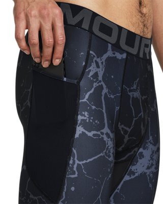 Leggings de compresi&oacute;n &frac34; HeatGear&reg; NEXT para hombre, Black, pdpMainDesktop image number 3