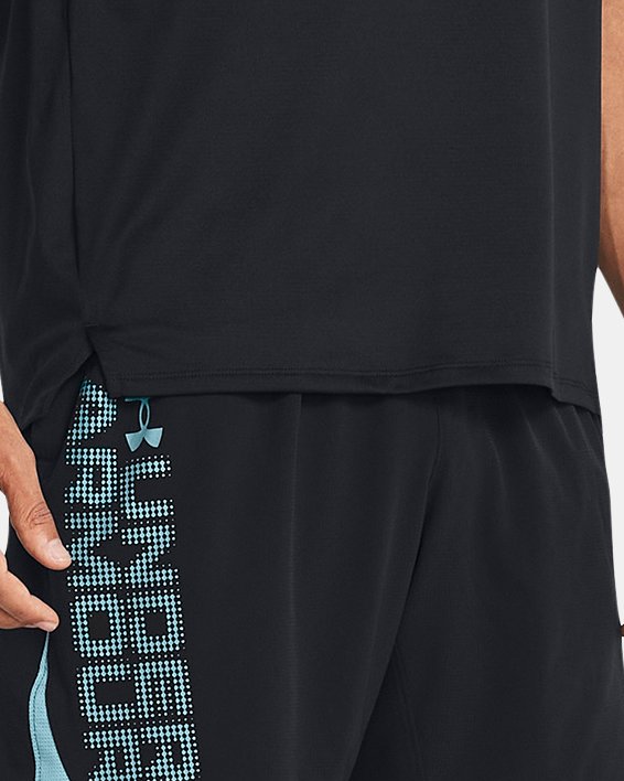 Under Armour Men's UA Elevated Woven Printed Shorts 1382109 (US, Alpha,  Small, Regular, Regular, Black - 001) at  Men's Clothing store