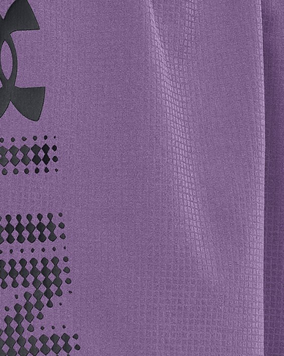 Men's UA Elevated Woven 2.0 Graphic Shorts, Purple, pdpMainDesktop image number 3
