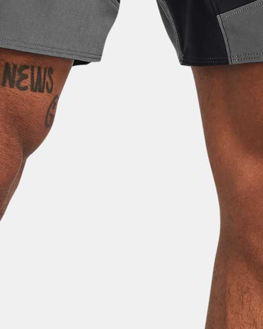 Under Armour Men's Sportstyle Elite Cargo Shorts , Black (001)/Black, Small  : : Esporte