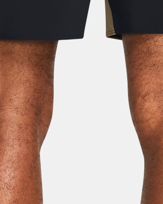 Men's UA Vanish Elite Hybrid Shorts, Brown, pdpMainDesktop image number 1