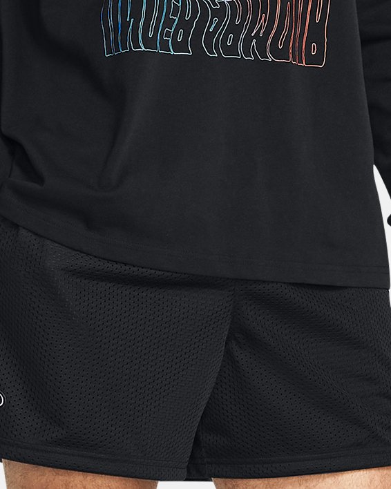 Men's UA Icon Mesh Shorts in Black image number 2