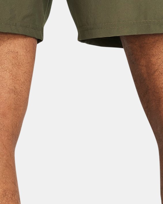 Men's UA Tech™ Woven Wordmark Shorts, Green, pdpMainDesktop image number 1
