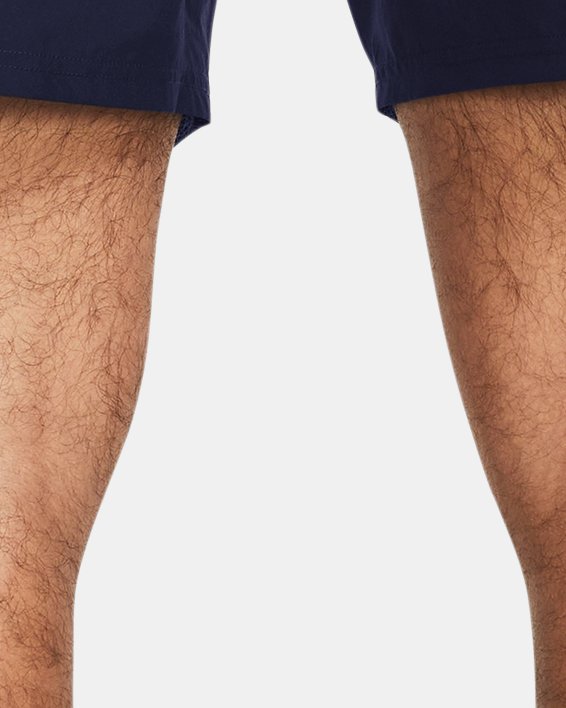 Men's UA Tech™ Woven Wordmark Shorts, Blue, pdpMainDesktop image number 1
