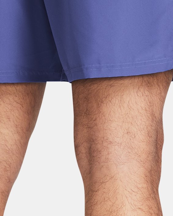 Men's UA Tech™ Woven Wordmark Shorts, Purple, pdpMainDesktop image number 1