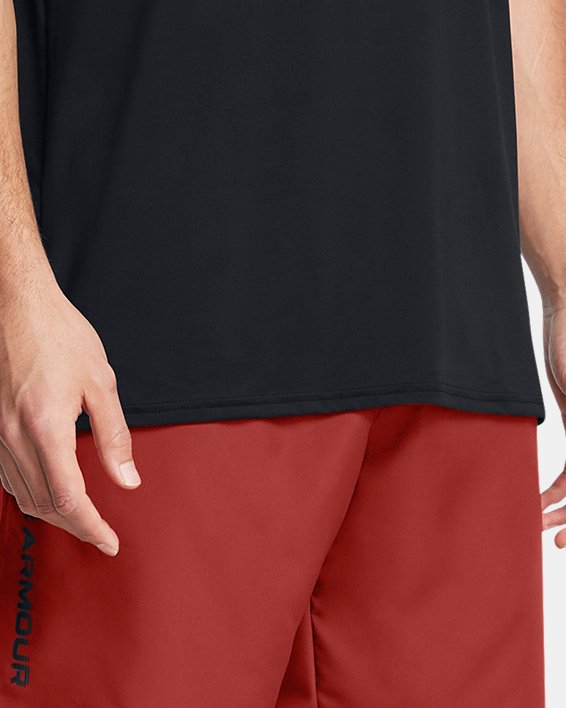 Men's UA Tech™ Woven Wordmark Shorts, Orange, pdpMainDesktop image number 2
