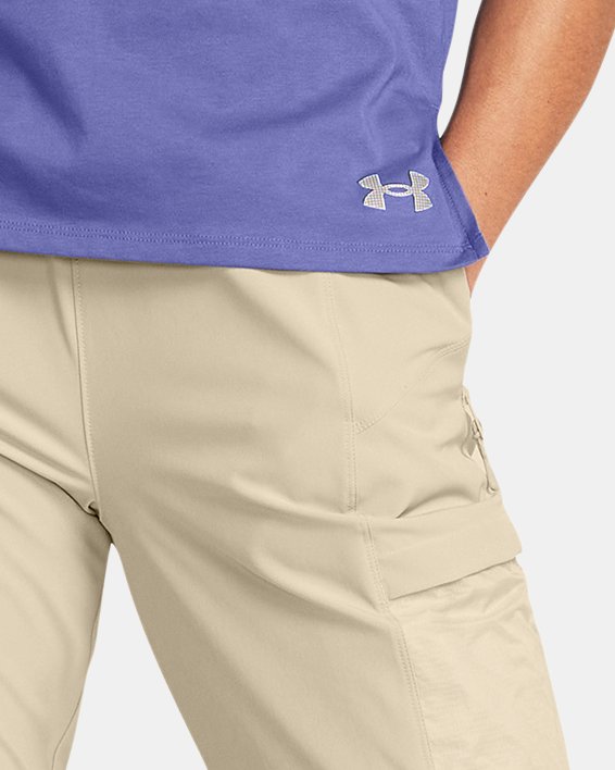 Women's UA Launch Trail Pants in Brown image number 2