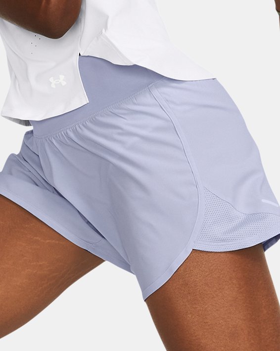 Women's UA Launch Elite Short Sleeve in White image number 2