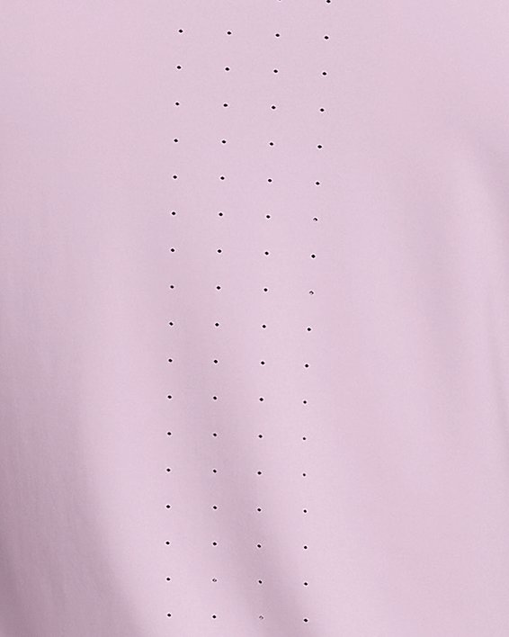 女士UA Launch Elite短袖T恤 in Purple image number 1