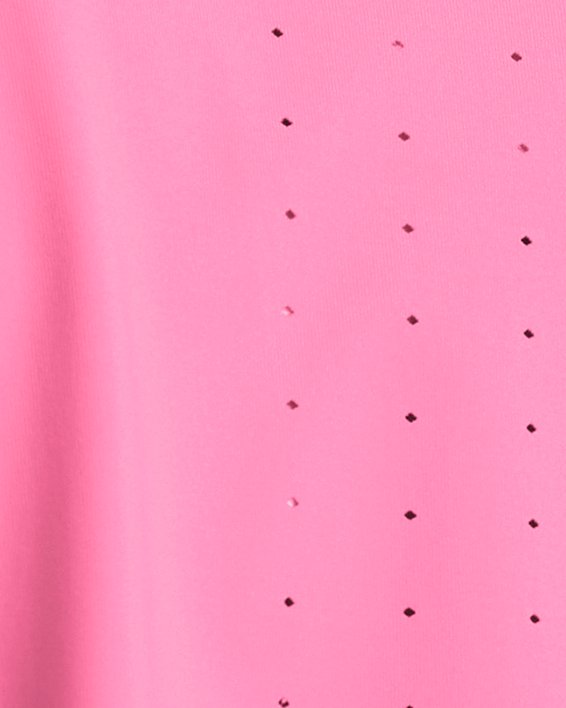 Haut à manches courtes UA Launch Elite pour femme, Pink, pdpMainDesktop image number 2