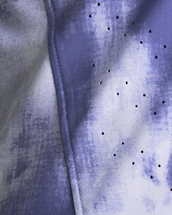 Women's UA Launch Elite Printed Short Sleeve in Purple image number 2