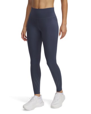 Under Armour Women's Gray Launch Elite Tights Downpour / Reflective Medium