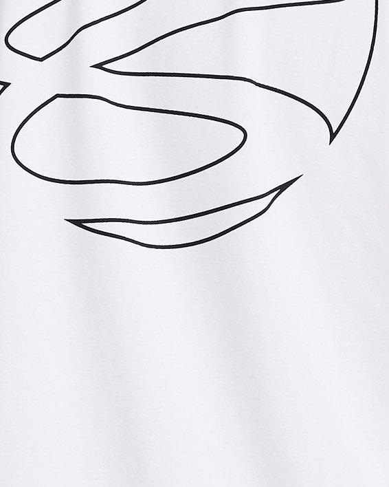 Camiseta sin mangas Curry para hombre, White, pdpMainDesktop image number 1