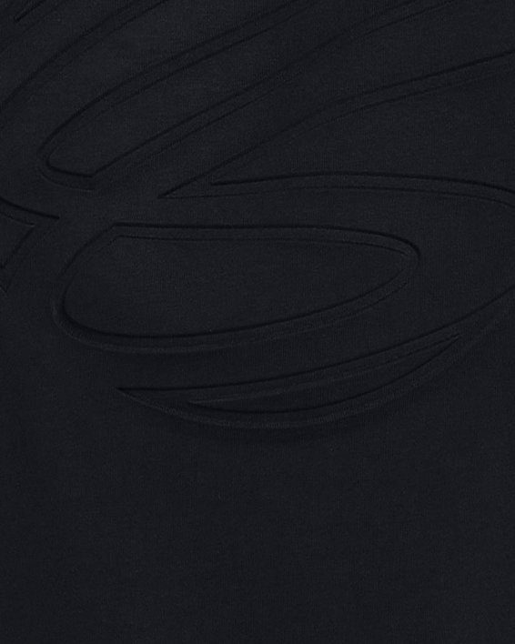 男士Curry Emboss Heavyweight T恤 in Black image number 1