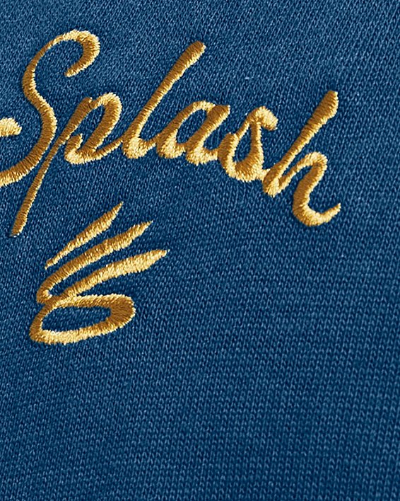 Men's Curry Embroidered Splash T-Shirt in Blue image number 3