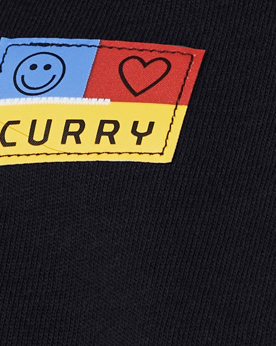 Camiseta Curry Arc Heavyweight para hombre, Black, pdpMainDesktop image number 2