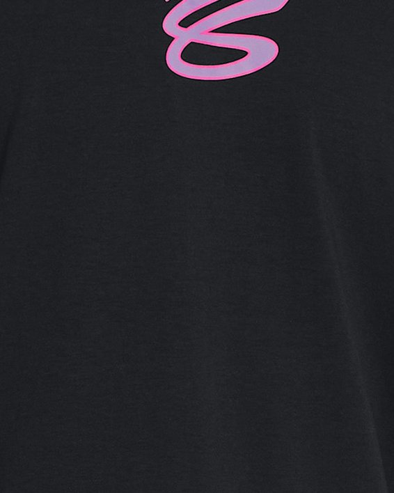 Men's Curry Girl Dad T-Shirt in Black image number 0