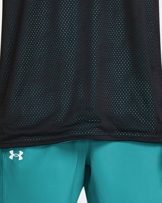 Men's UA Zone Woven Shorts in Blue image number 2