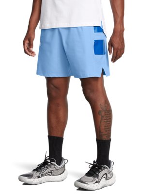 Under Armour Men's Blue Zone Woven Shorts Horizon / White Medium