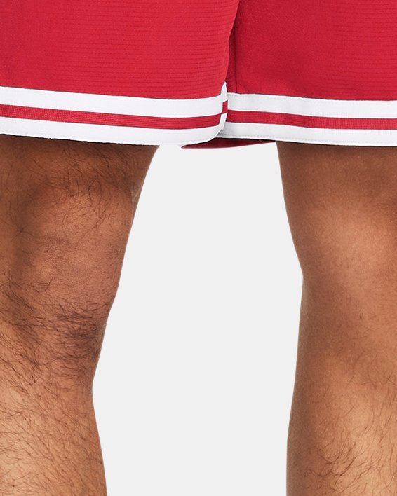 Men's UA Perimeter 10" Shorts in Red image number 0