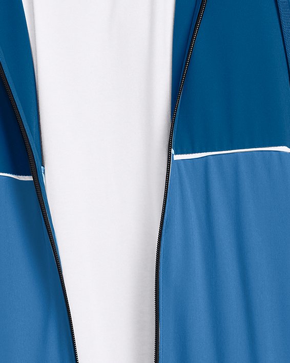 Men's UA Zone Woven Jacket, Blue, pdpMainDesktop image number 0