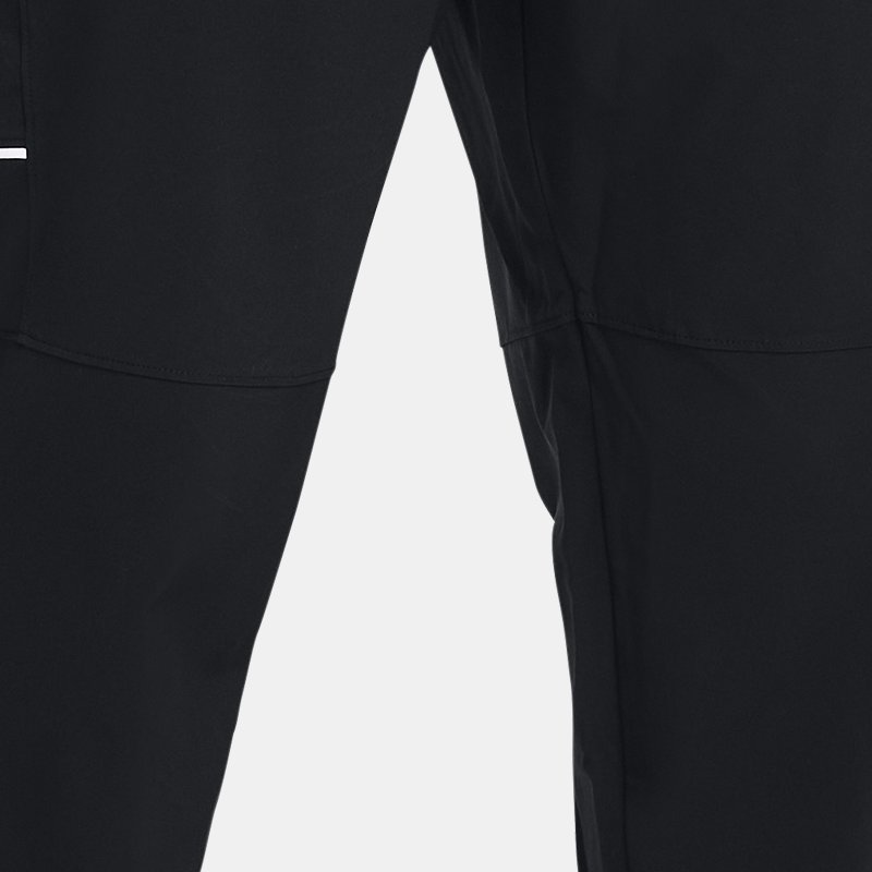 Men's Under Armour Zone Woven Pants Black / Black / White XXL