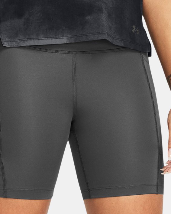 Women's UA Launch 6" Shorts, Gray, pdpMainDesktop image number 2