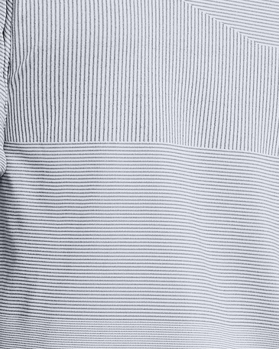 男士UA Tour Tips Jacquard Polo衫 in Gray image number 1