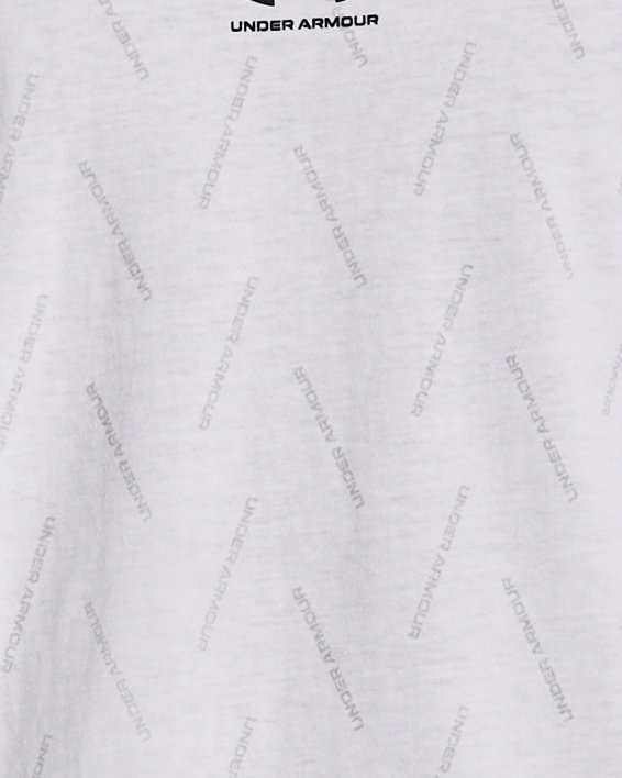 เสื้อแขนสั้นพิมพ์ลาย UA Elevated Core สำหรับผู้ชาย in White image number 0