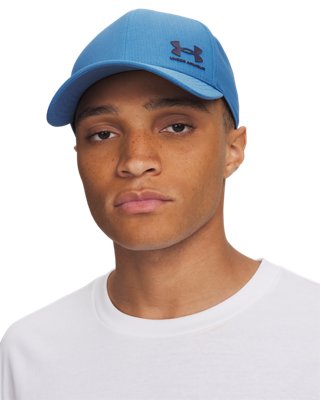 Мужская кепка Under Armour UA ArmourVent Low Adjustable, цвет: Синий / Тёмно-синий — фото 2