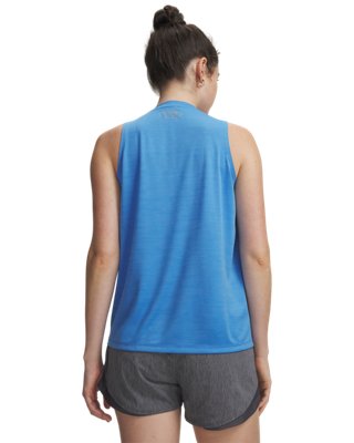 Женский топ Under Armour UA Tech™ Twist, цвет: Синий / Серебряный — фото 2