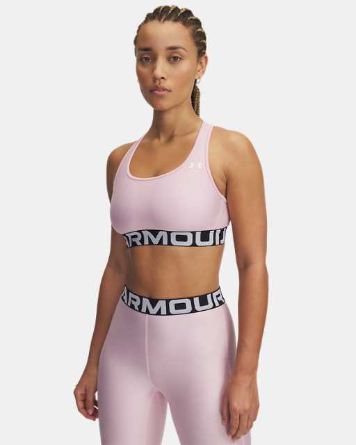 Brassière de sport HeatGear® Armour Mid Branded pour femme Brassière de sport HeatGear® Armour Mid Branded pour femme