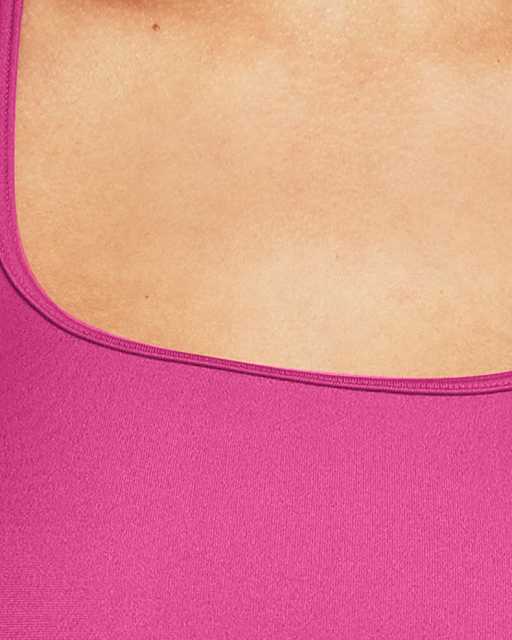 pink under armour sports bra in 2024  Under armour sport, Sports bra shop, Sports  bra