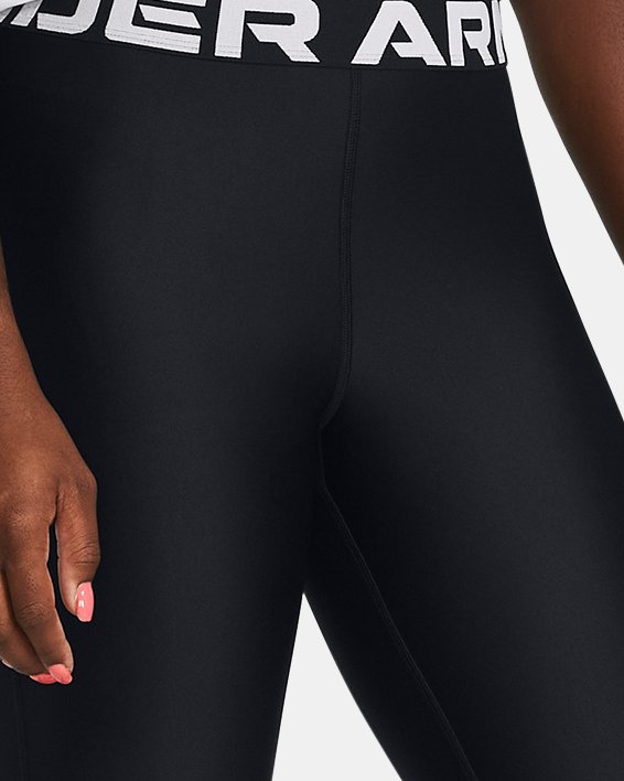 Women's HeatGear® Leggings, Black, pdpMainDesktop image number 2