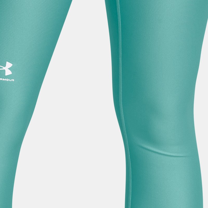 Under Armour Women's HeatGear® Leggings Radial Turquoise / White L