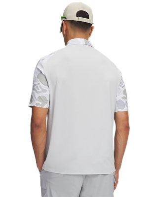 T-shirt en tissu hybride avec imprimé UA Fish pour hommes