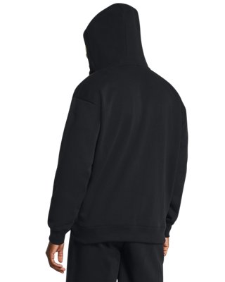 Sudadera Project Rock Heavyweight Terry Full-Zip para hombre, Black, pdpMainDesktop image number 1
