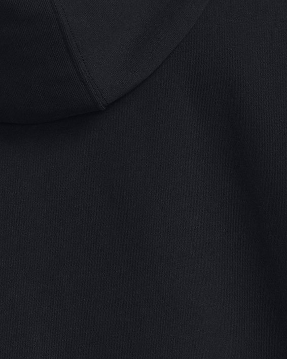 เสื้อซิปเต็มตัวผ้าเทอร์ี่รี่มีน้ำหนักทรงโอเวอร์ไซส์ Project Rock สำหรับผู้หญิง in Black image number 1