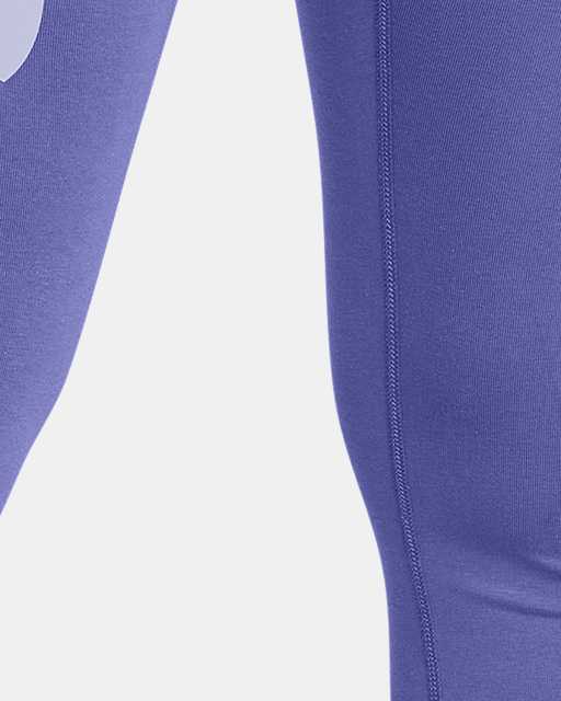 Under Armour purple tank top & wordmark capris crop leggings NWT