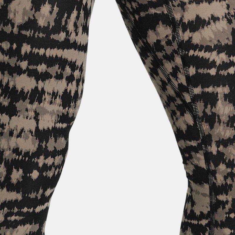 Women's  Under Armour  Motion Printed Leggings Timberwolf Taupe / Black / Black XXL
