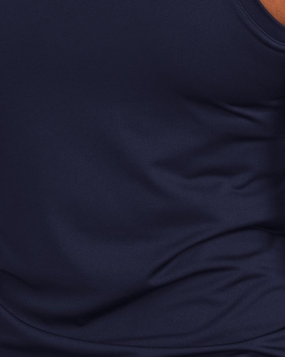 UA Playoff Ärmelloses Poloshirt für Damen, Blue, pdpMainDesktop image number 1