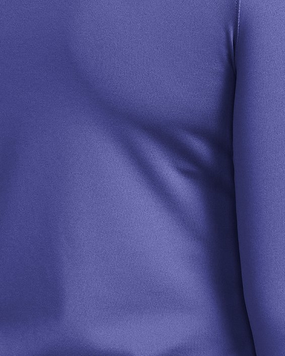 Women's UA Playoff ¼ Zip in Purple image number 1