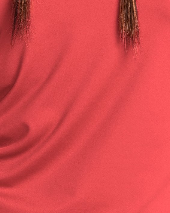 Sudadera con cremallera de ¼ UA Playoff para mujer, Red, pdpMainDesktop image number 1