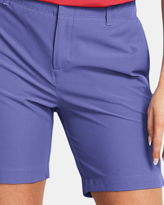 Women's UA Drive 7" Shorts in Purple image number 2